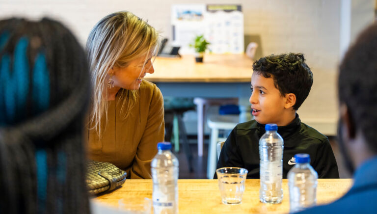 Gesprek-koningin-Safouane-Haven-Academie